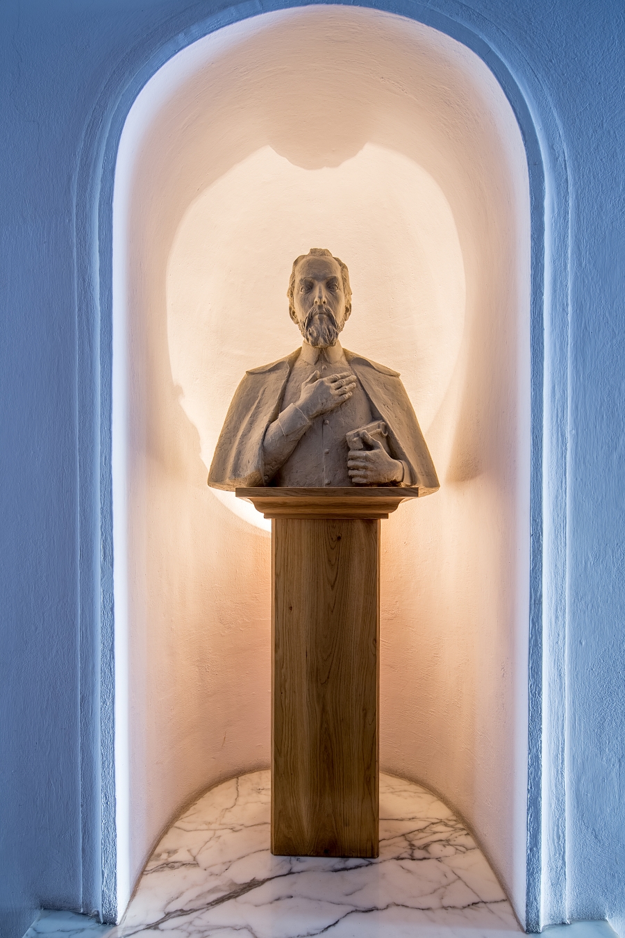 Figura św. Jana Sarkandra w skoczowskim muzeum