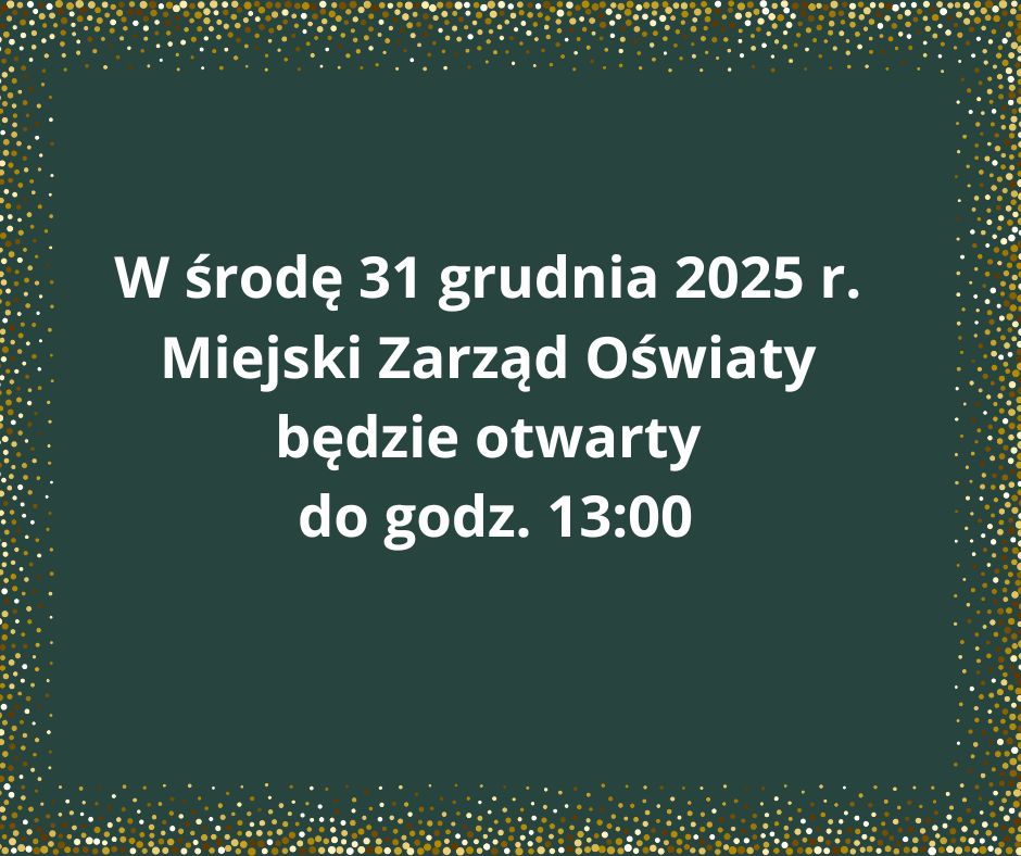 plakat informacyjny 